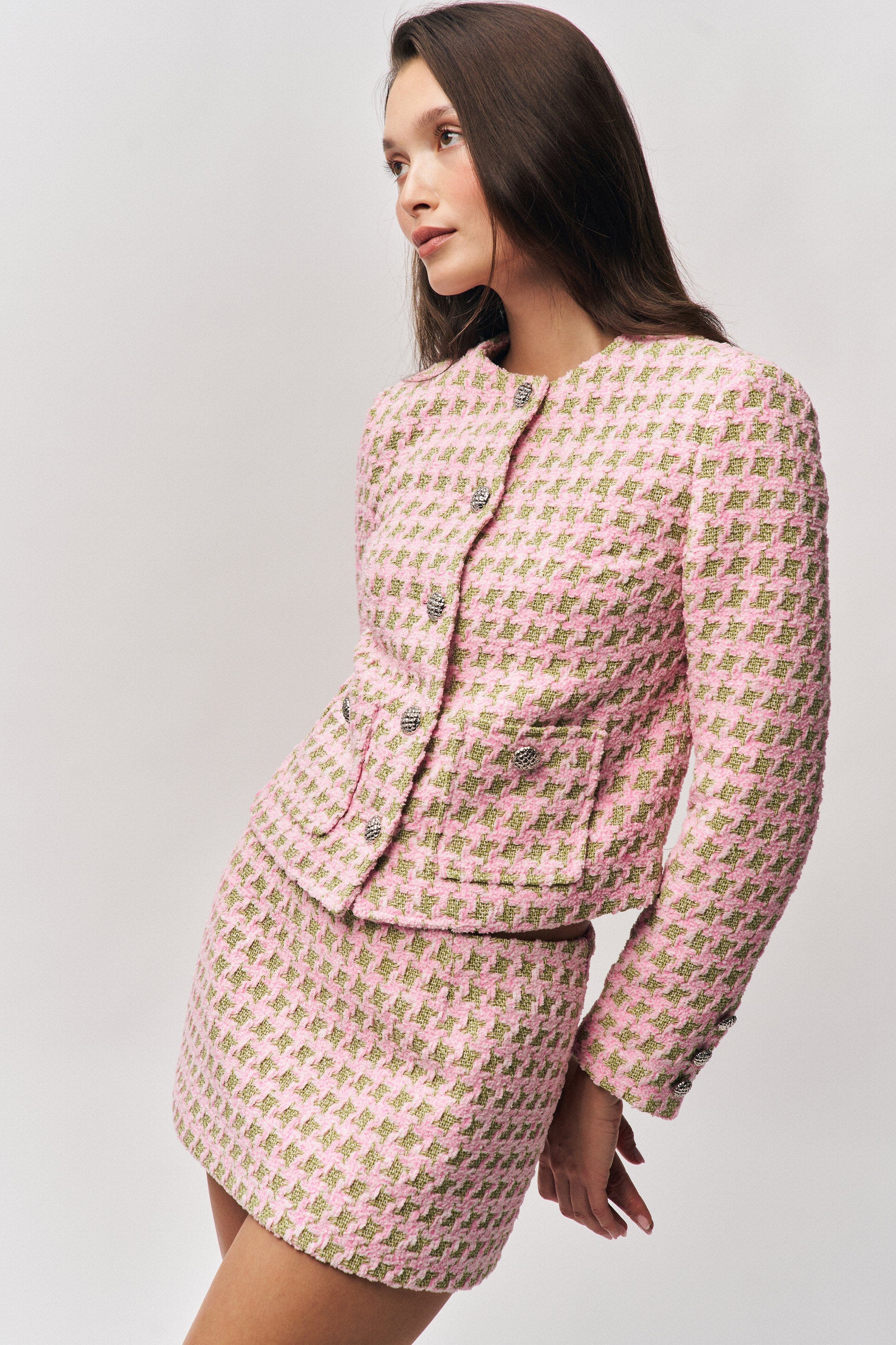 Guizio Halstead Skirt in Pink Multi at Nordstrom - 3