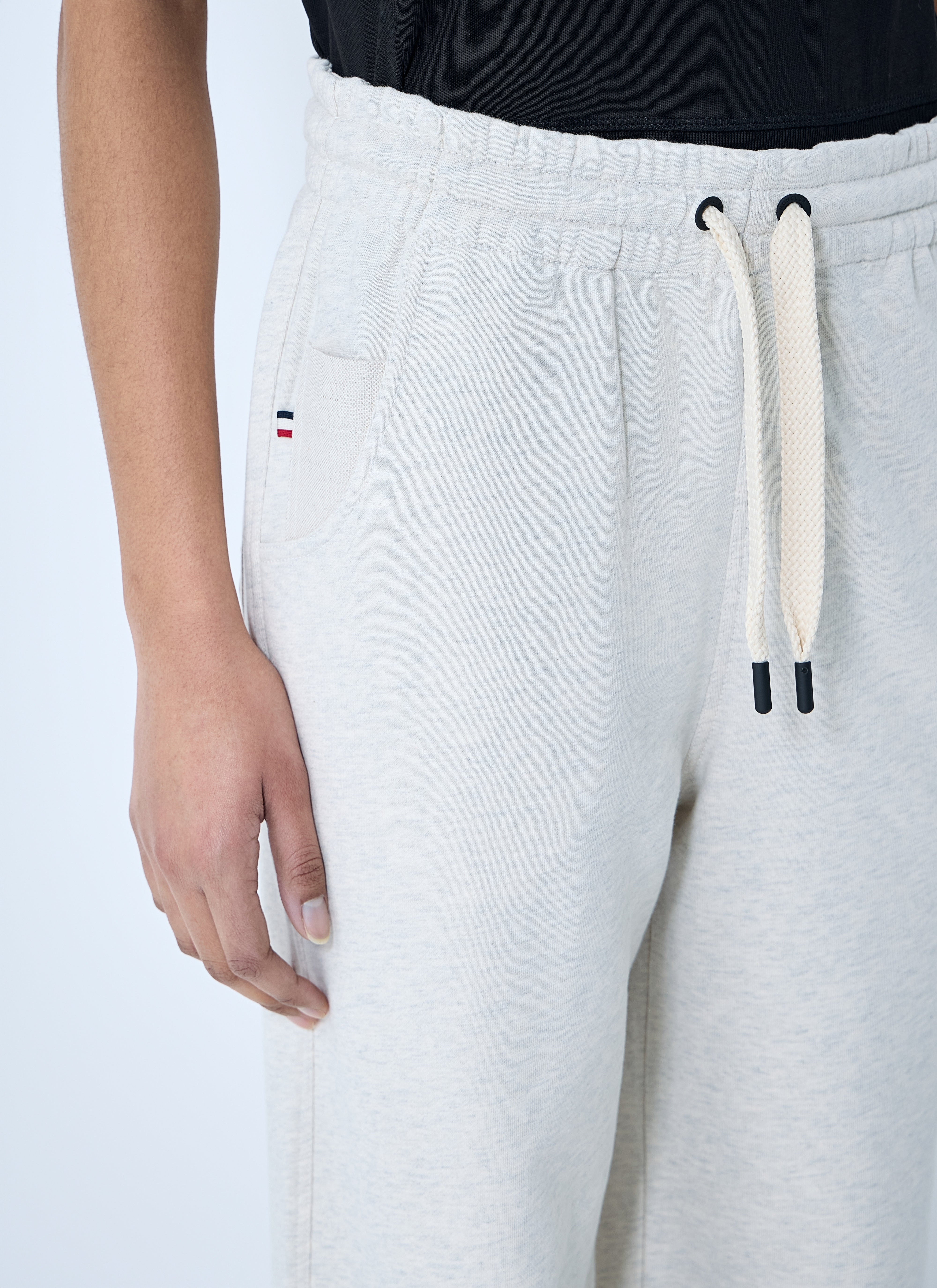 Moncler Grenoble Women Cotton-And-Linen-Blend Track Pants - 5