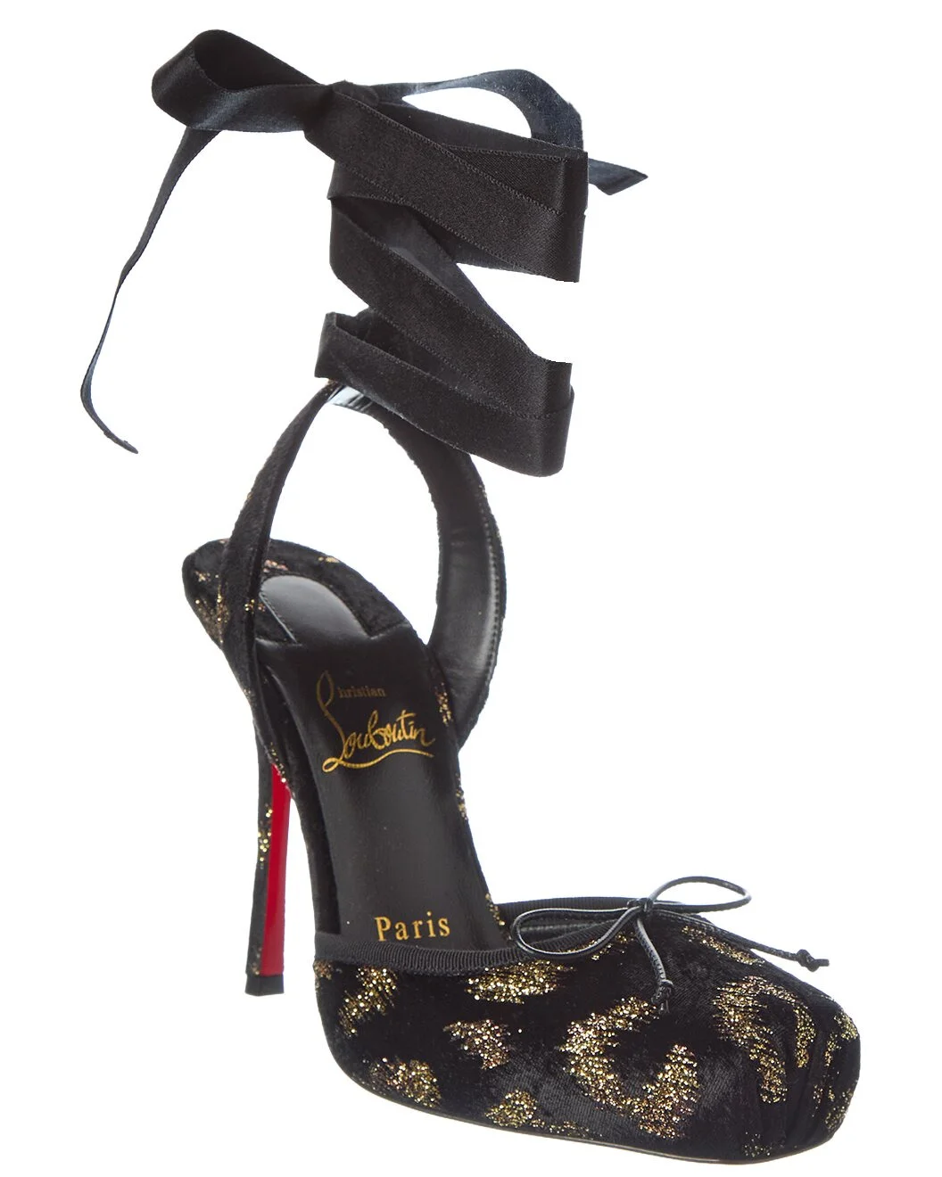 Christian Louboutin Cassia 100 Velvet Pump - 1