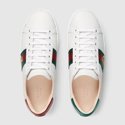 GUCCI Women's Ace embroidered platform sneaker outlook