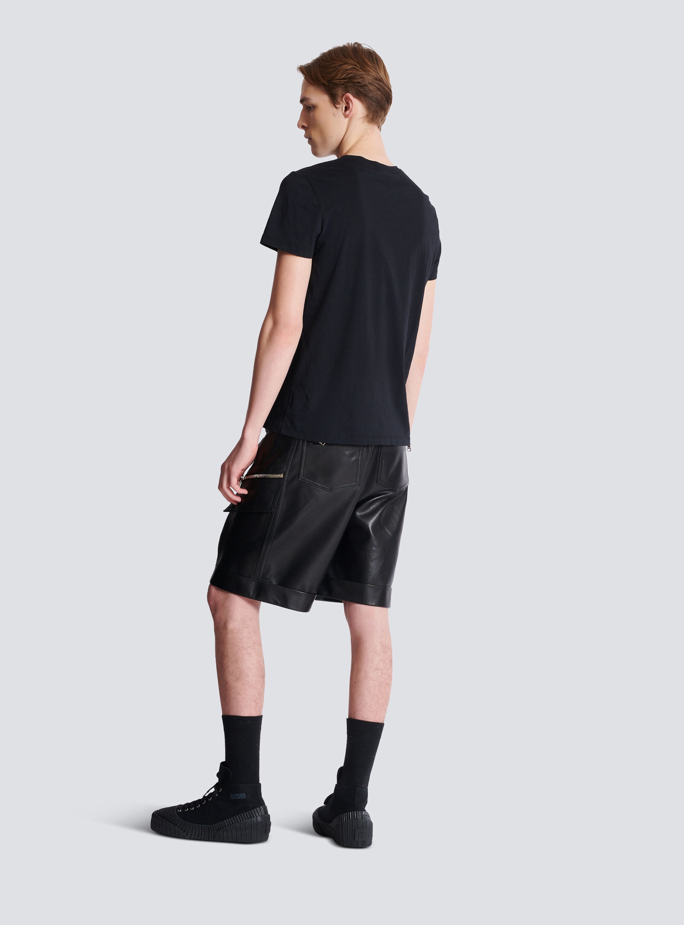 T-shirt with Balmain Paris print - 4