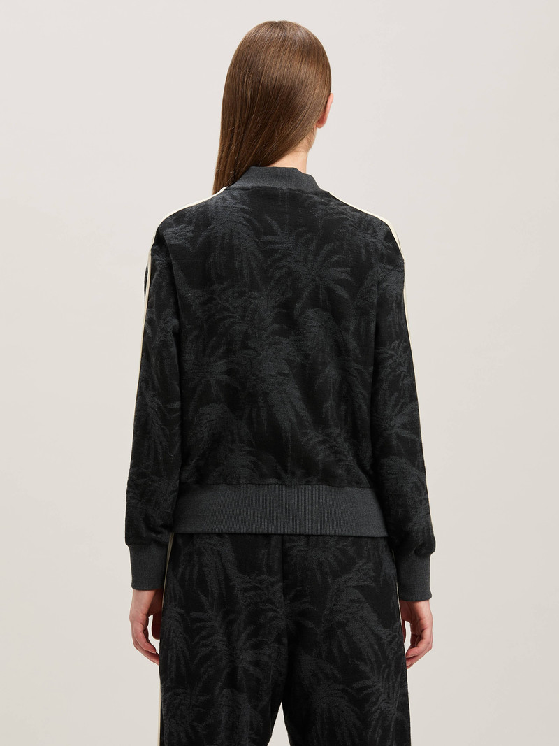 Jacquared Palms Track Jacket 5