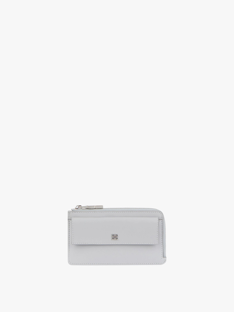 Givenchy 4G ZIPPED CARD HOLDER IN BOX LEATHER outlook