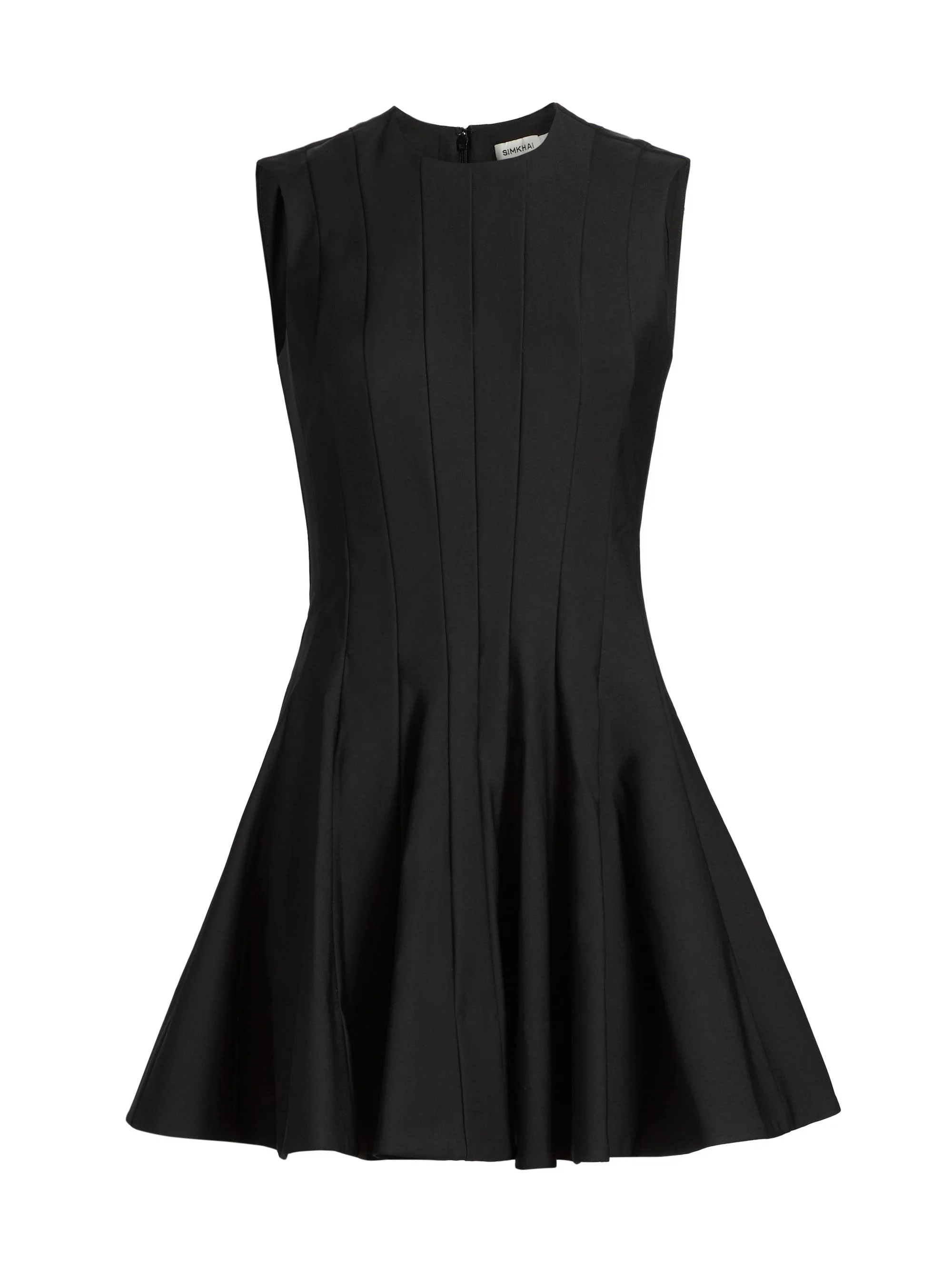 Women's Delfie Fit & Flare Minidress - Black - 1