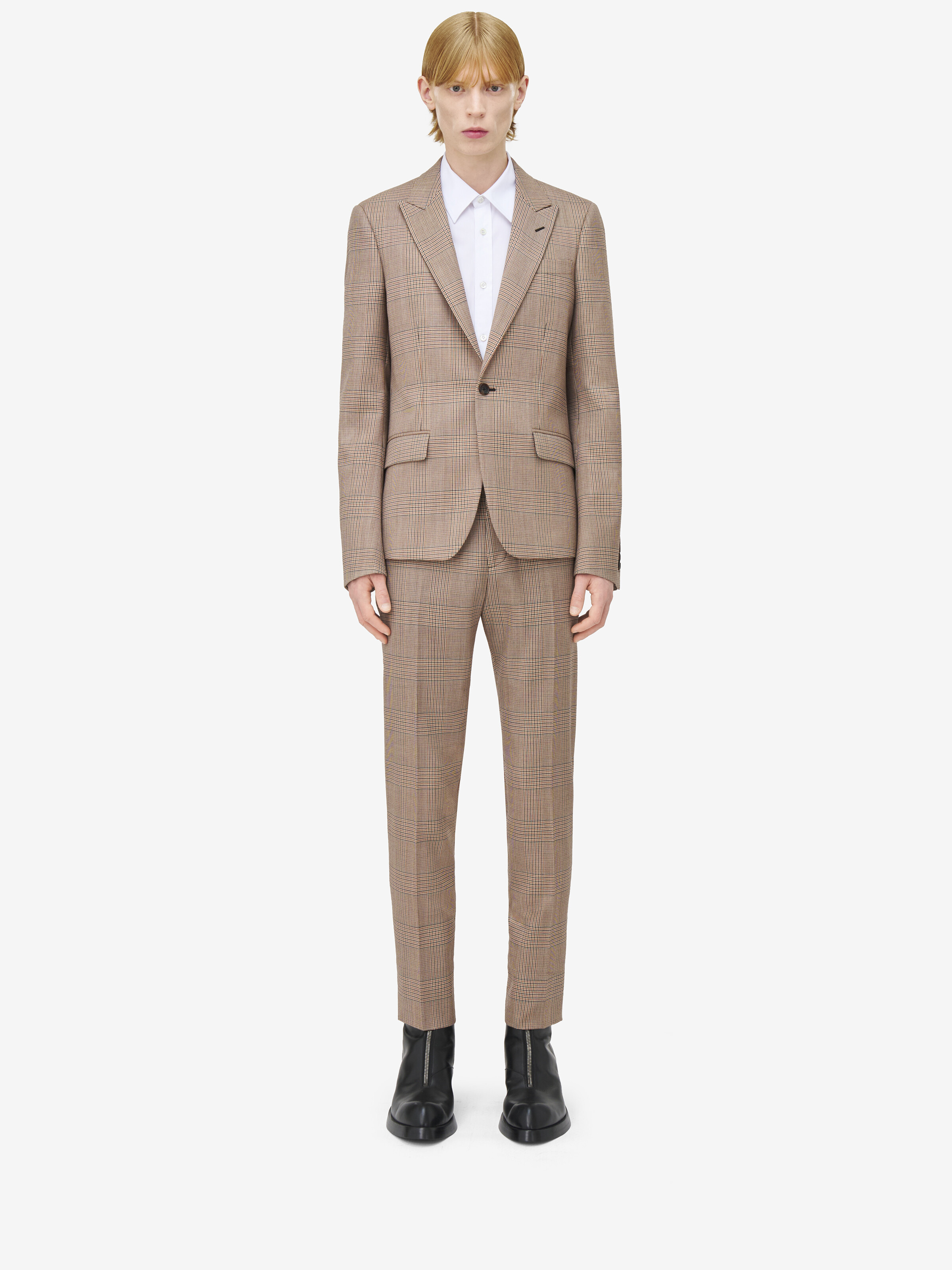 London Check Single-Breasted Jacket - 3