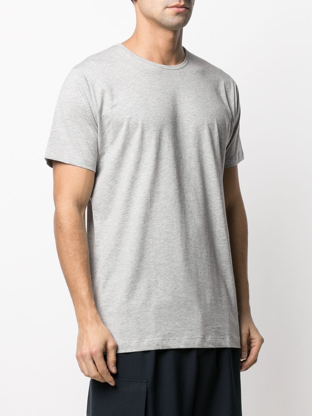 round neck cotton T-shirt - 3