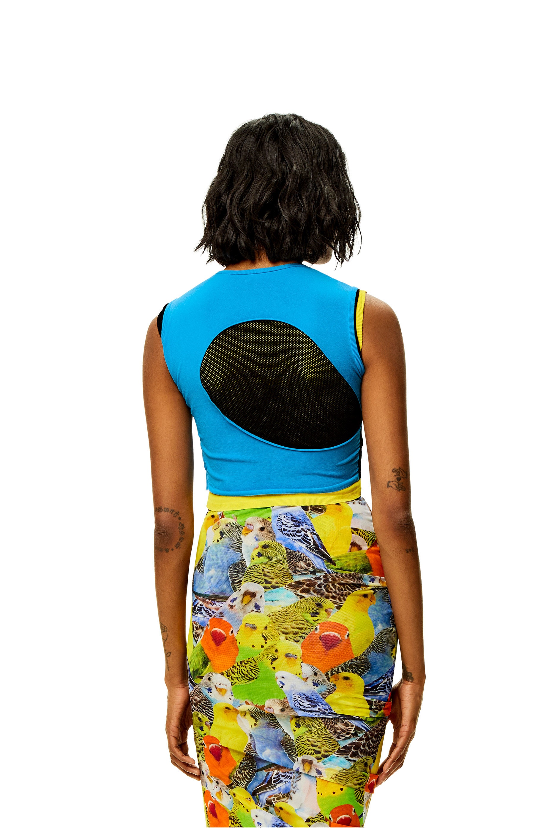 Cut-out top in viscose - 4