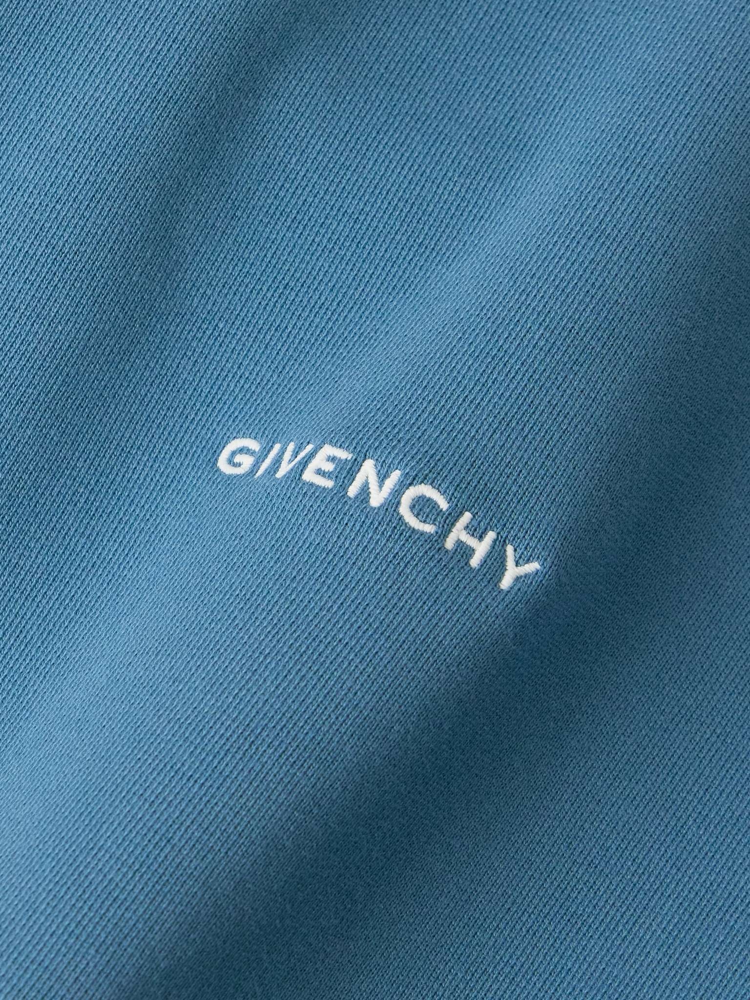 Logo-Embroidered Cotton-Jersey Hoodie - 4