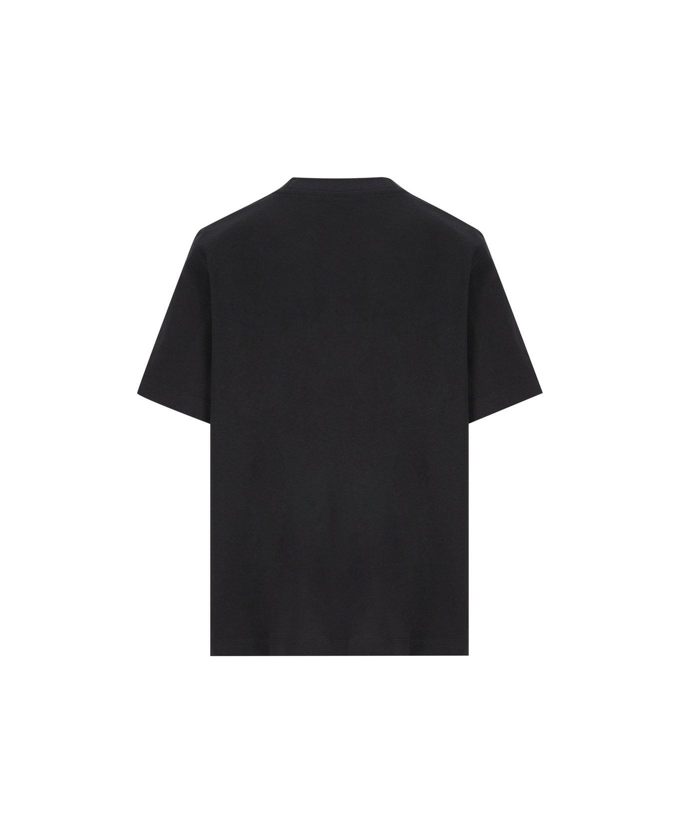 B Crest Embroidered Crewneck T-shirt - 2