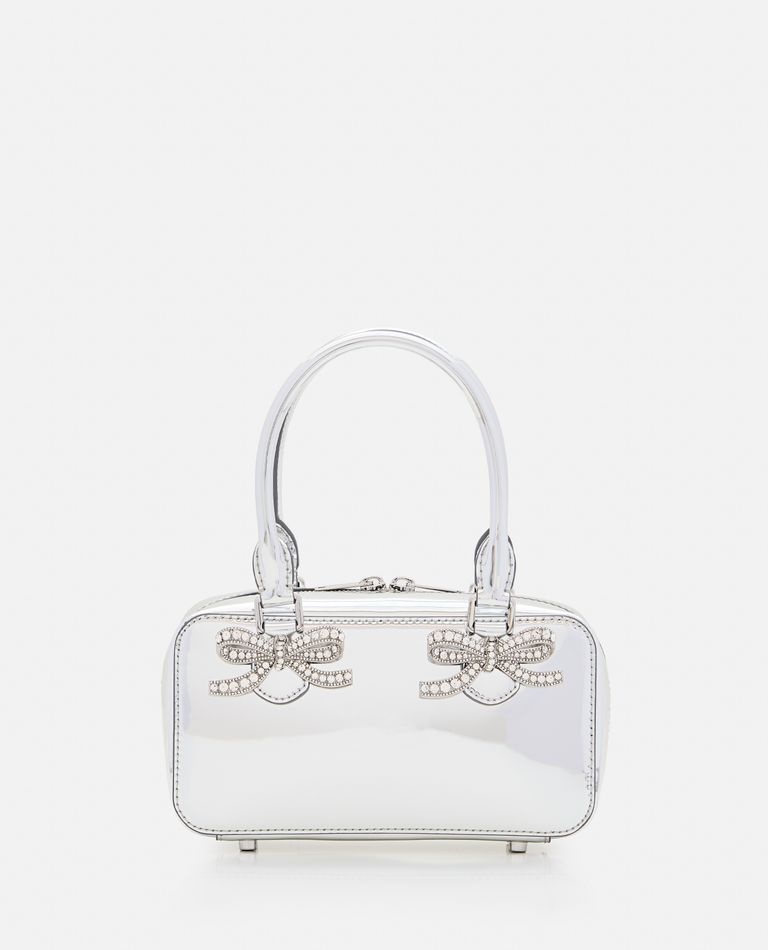 トートバッグ SELF PORTRAIT Women Messenger Bags RS25301SLSILVER Silver Self Portrait Mini Bag - Silver - Women | RS25301SLSILVER