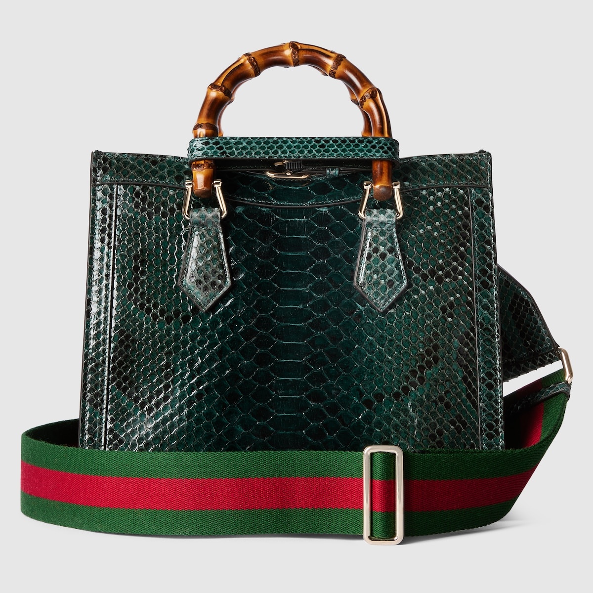 Gucci Diana small python tote bag - 9