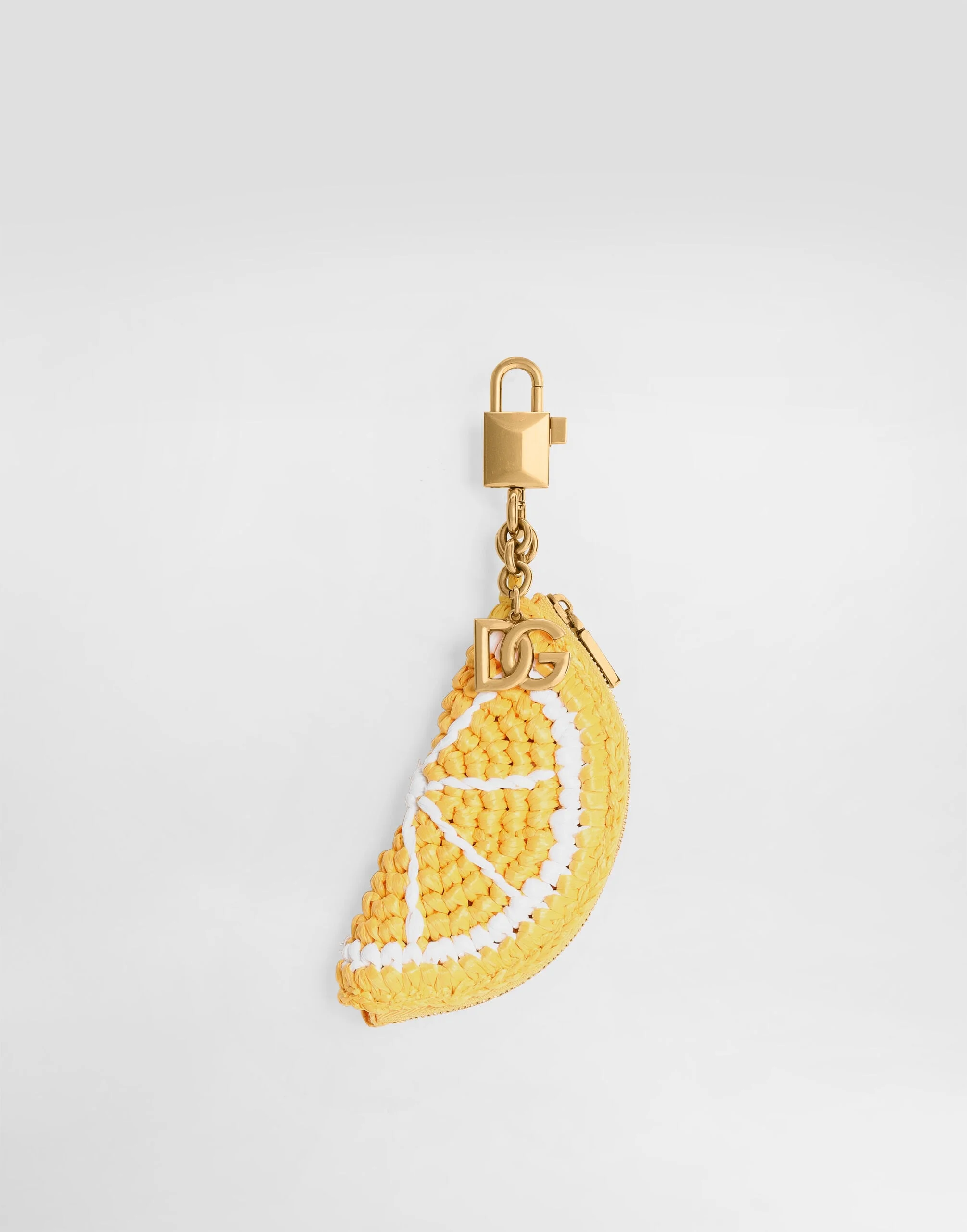 Raffia charm key ring - 1