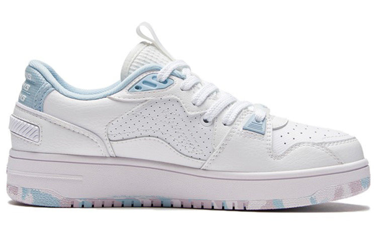 (WMNS) Li-Ning Classic Leisure 'White Blue' AGCS084-3 - 2