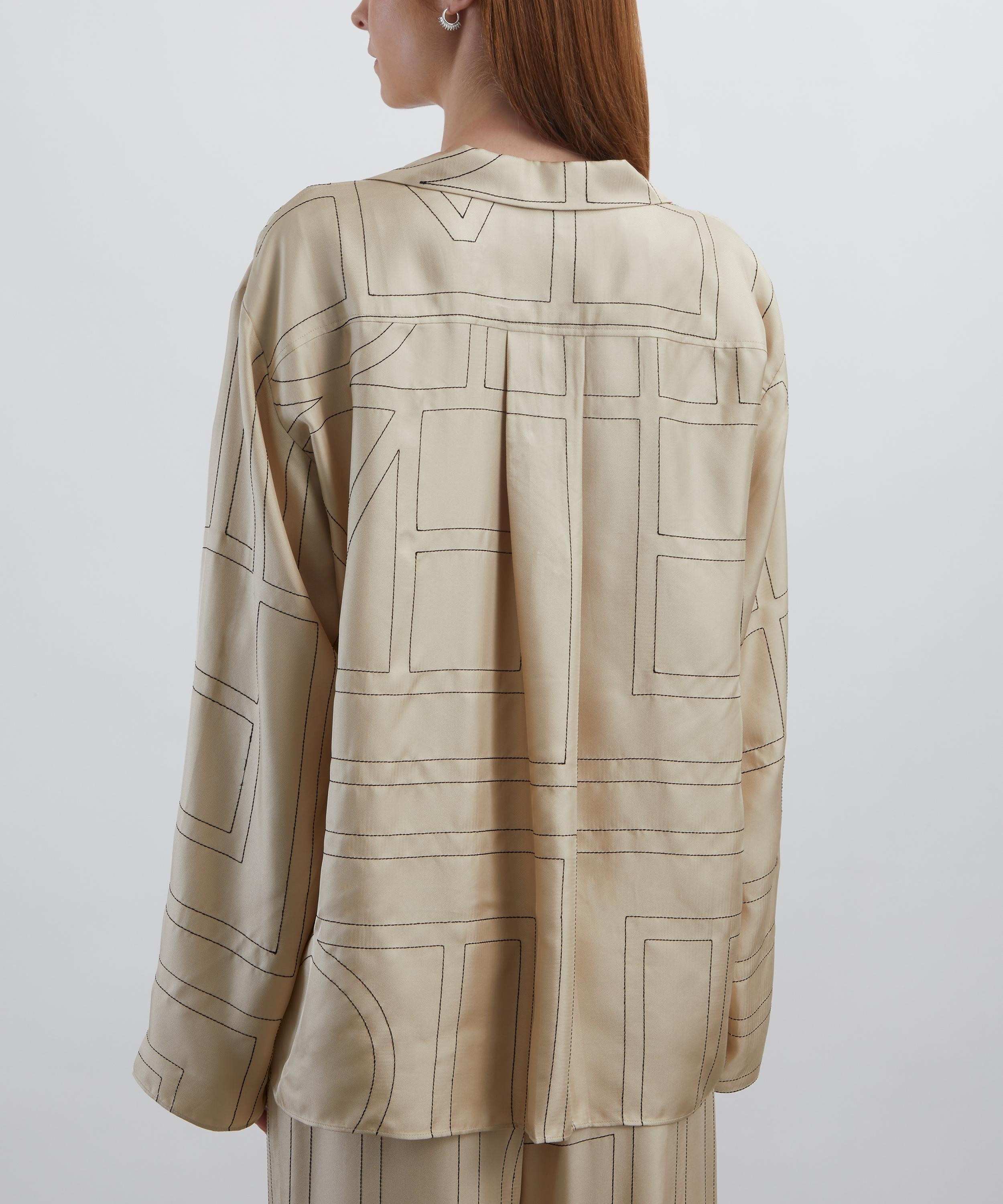Monogram Silk Pyjama Shirt - 4