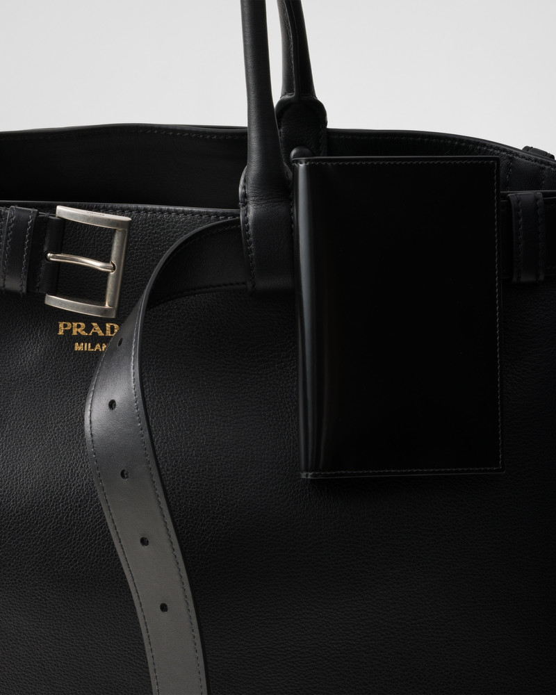 Brushed leather passport holder 4