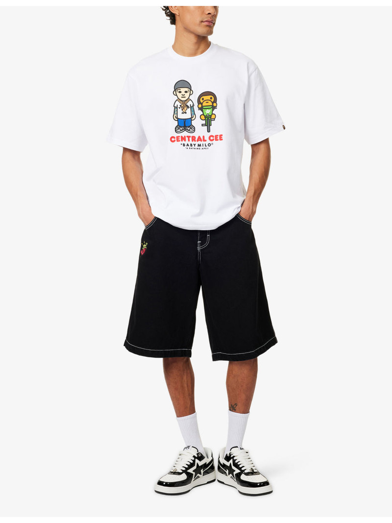 A BATHING APE® BAPE x Spotify x Syna Baby Milo Relaxed-Fit Cotton-Jersey T-Shirt outlook