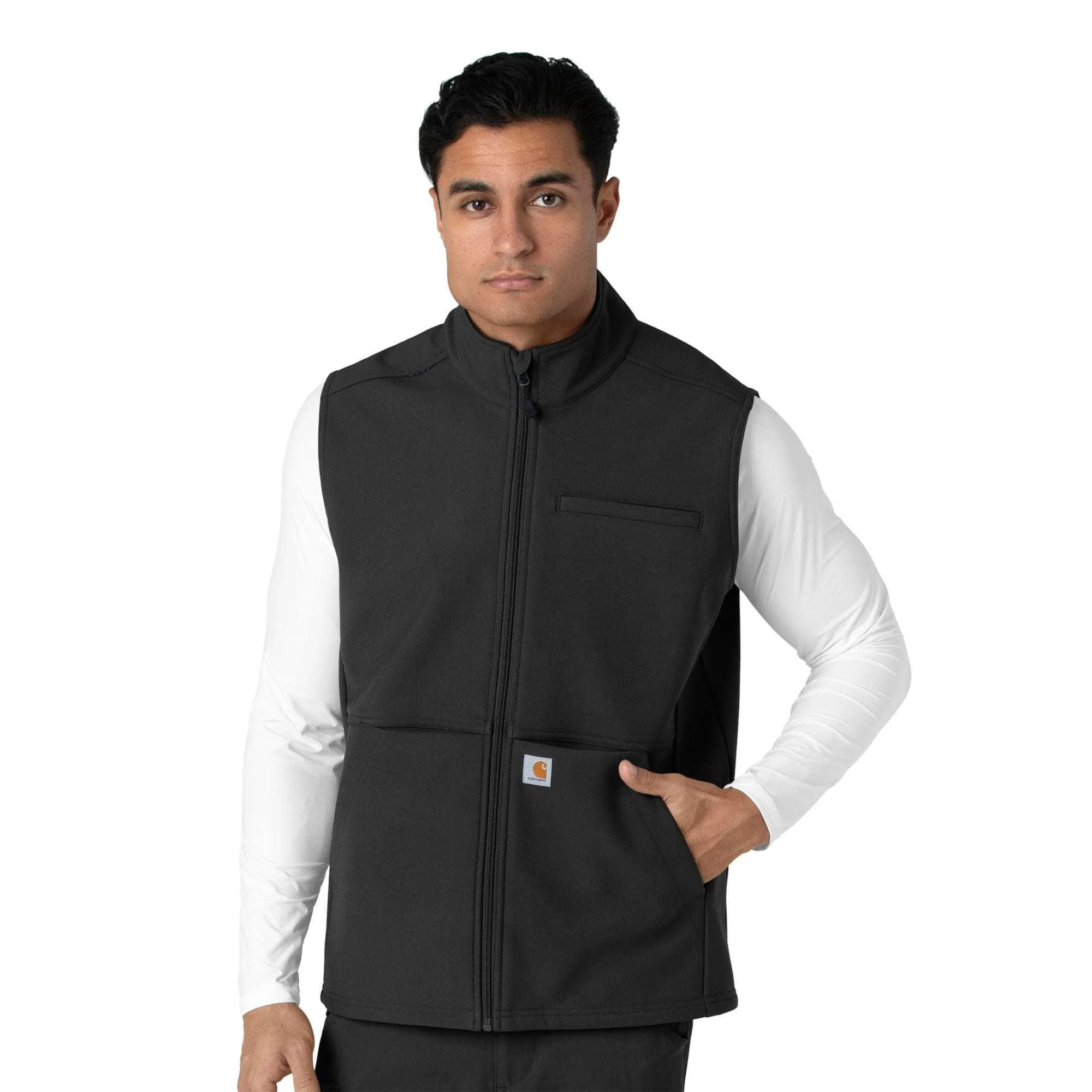 Rugged Flex® Men's Bonded Fleece Scrub Vest - 1