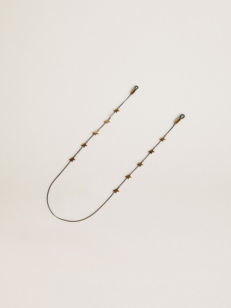 Glasses chain in antique gold color 1