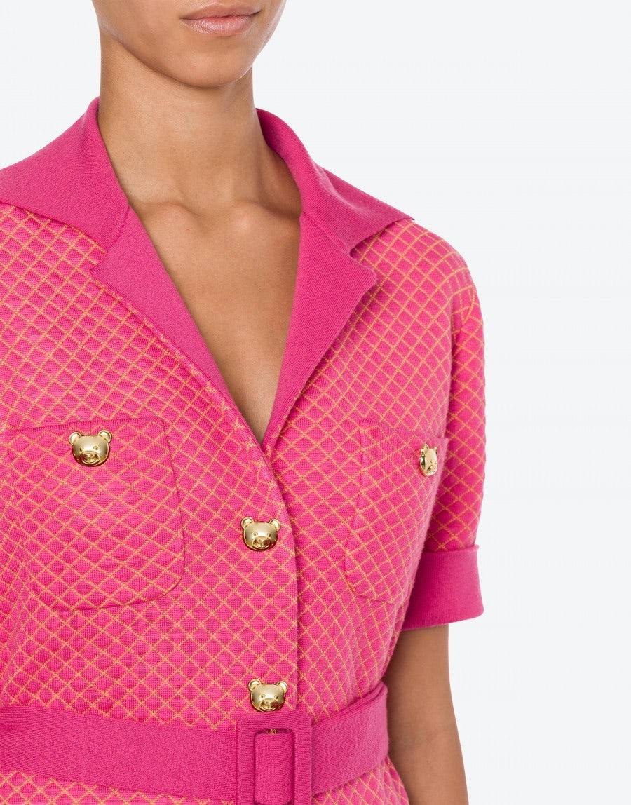 TEDDY BUTTONS WOOL CARDIGAN - 4