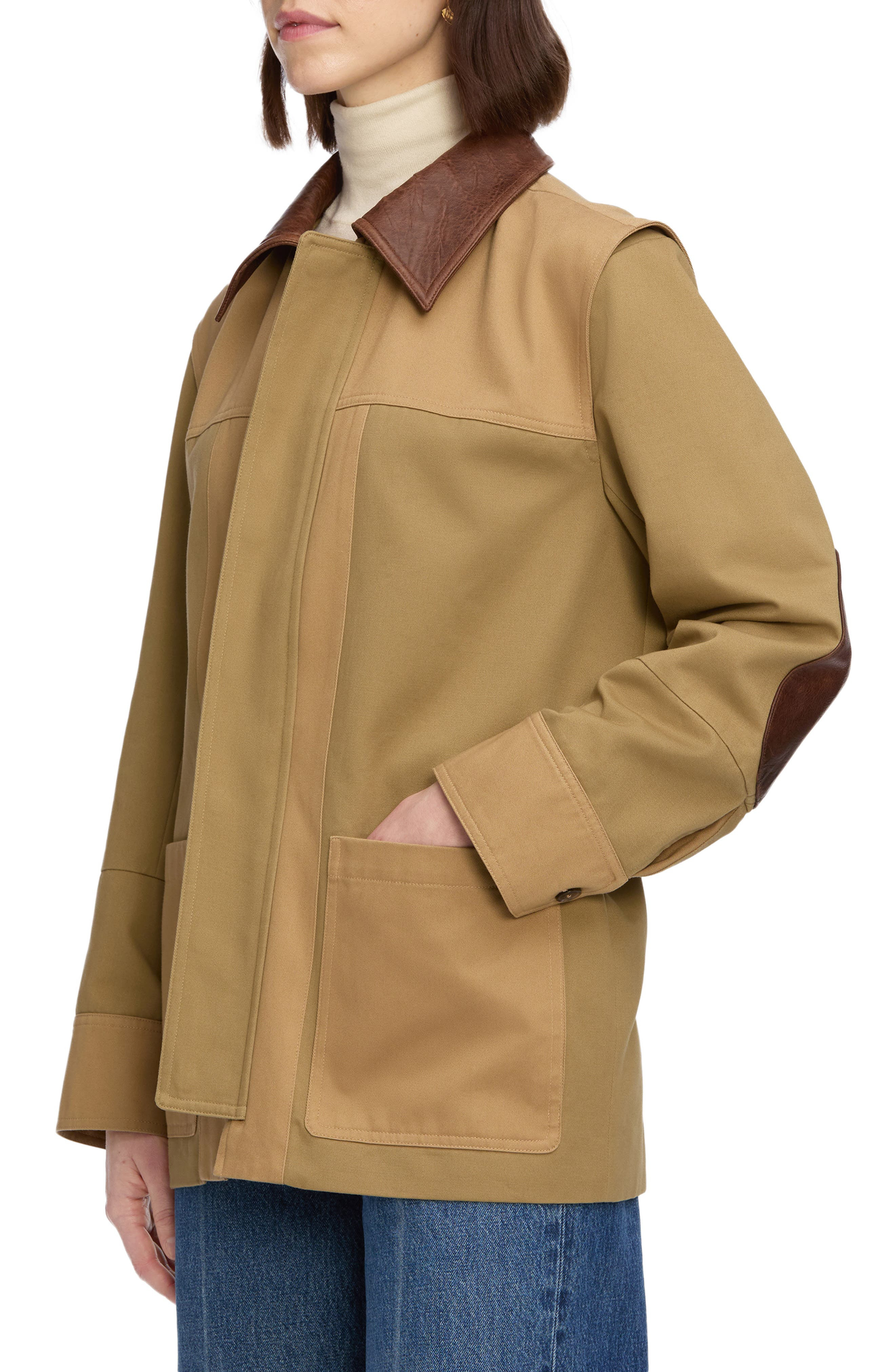 FRAME The Chore Jacket in Khaki at Nordstrom - 3