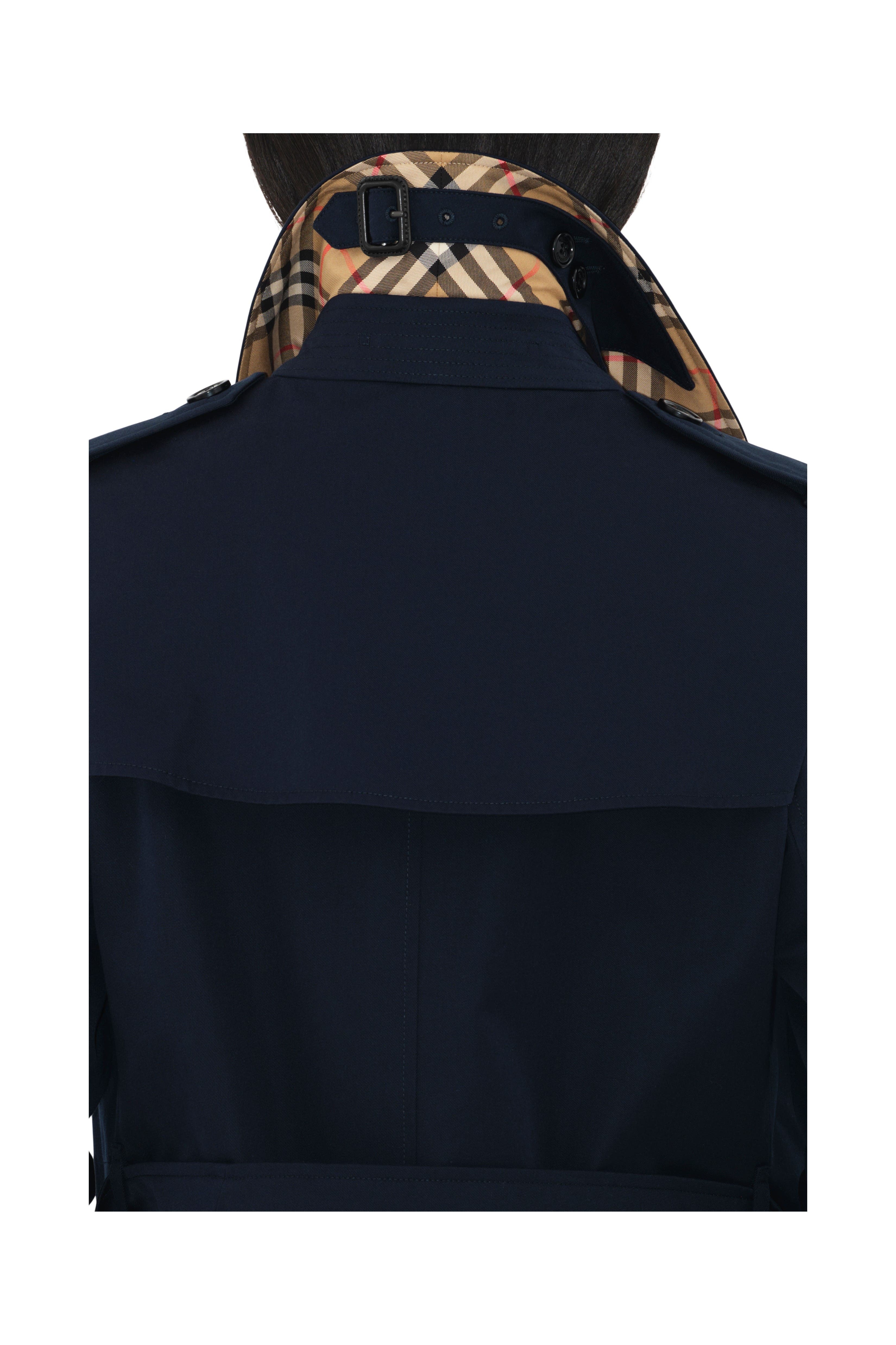 burberry Mid-length Kensington Heritage Trench Coat in Coal Blue at Nordstrom - 6
