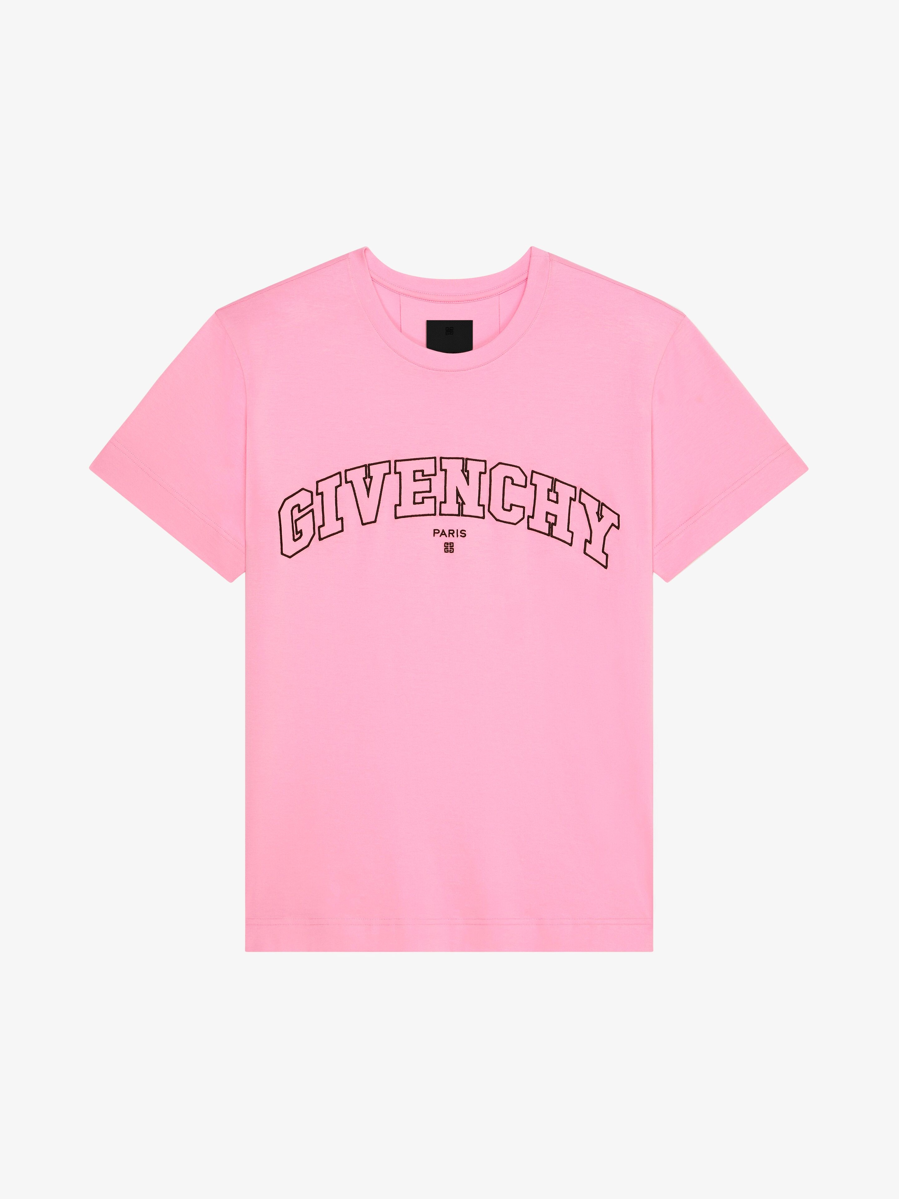 GIVENCHY COLLEGE T-SHIRT IN COTTON - 1