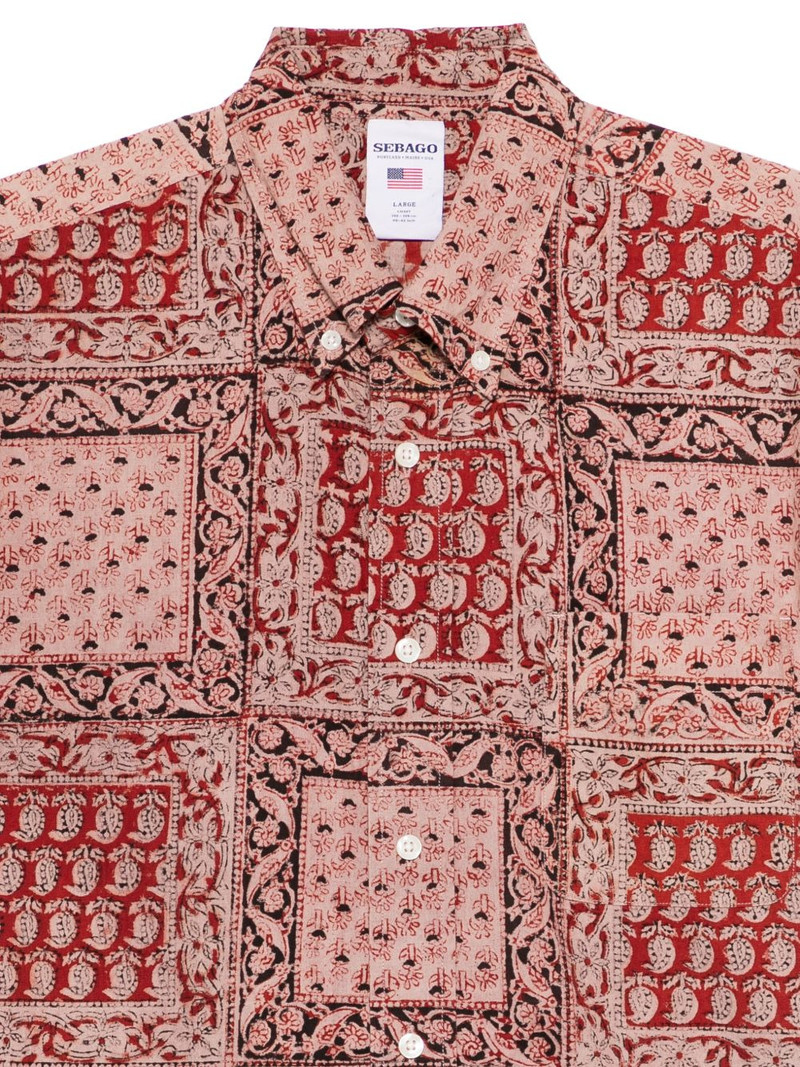 SEBAGO Crossriver paisley-print shirt outlook