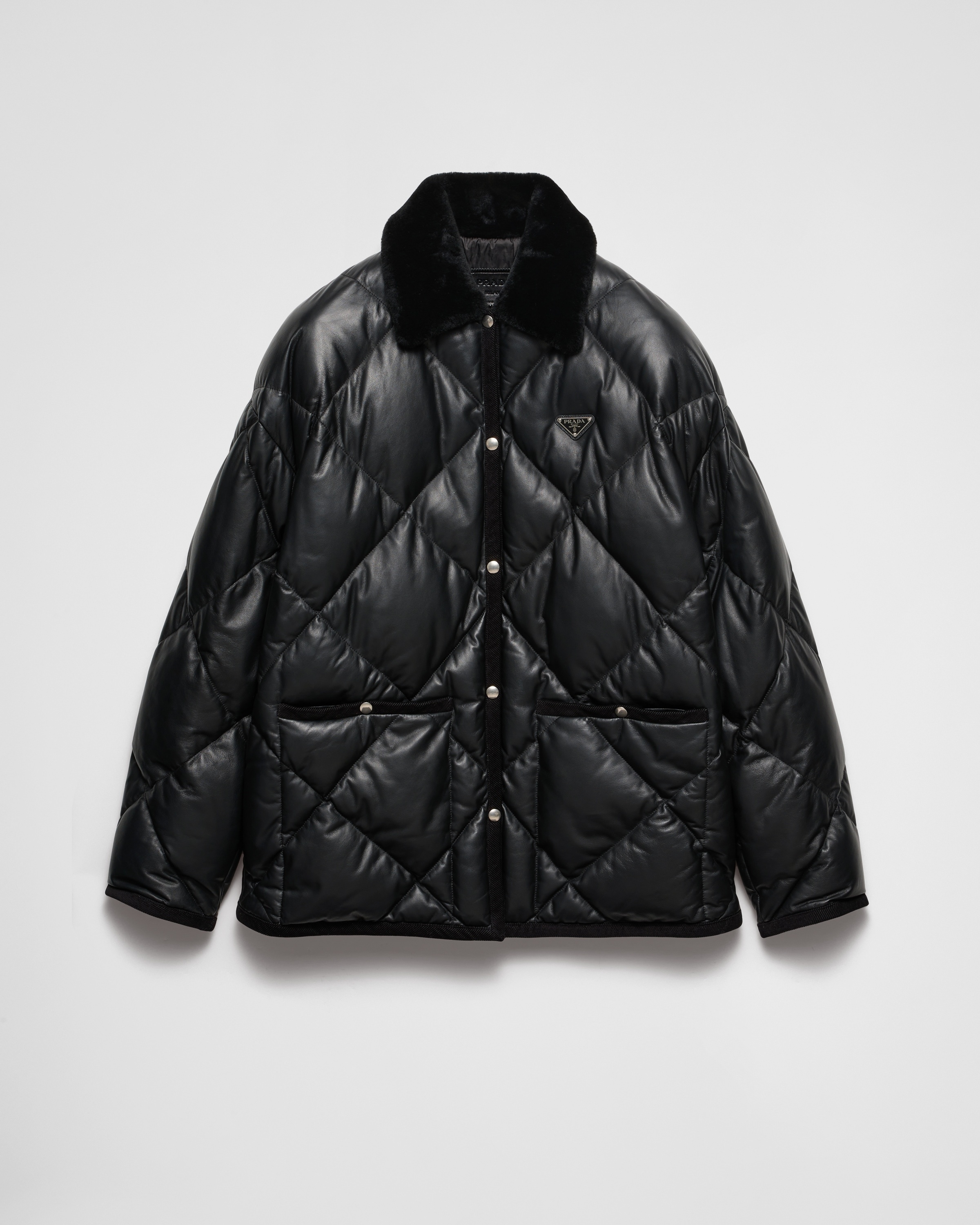Quilted nappa leather caban - 1