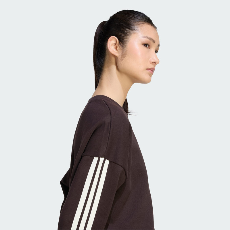 Essentials 3-Stripes Fleece Sweatshirt 6