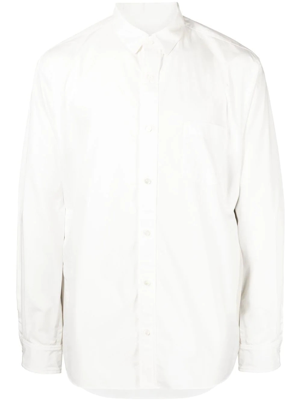 patch-pocket long-sleeve shirt - 1