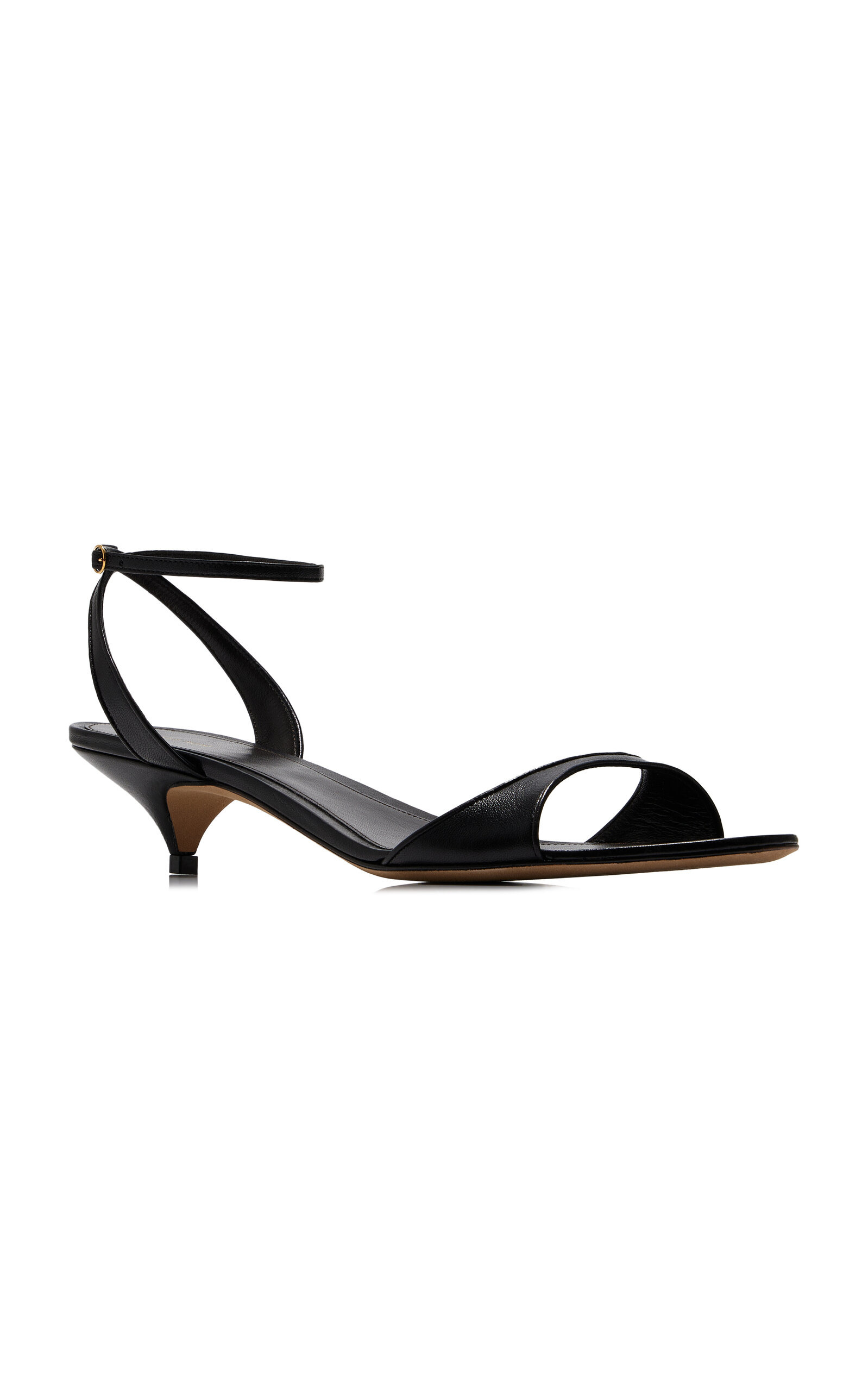 Vika Leather Sandals black - 4