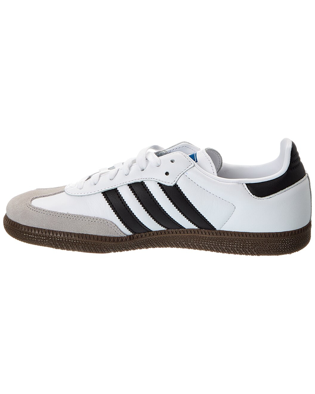 adidas Samba Blanche Leather & Suede Sneaker - 2