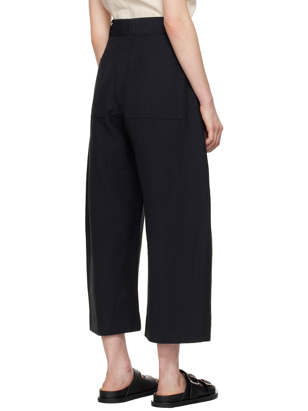 Navy Chalco Trousers - 3