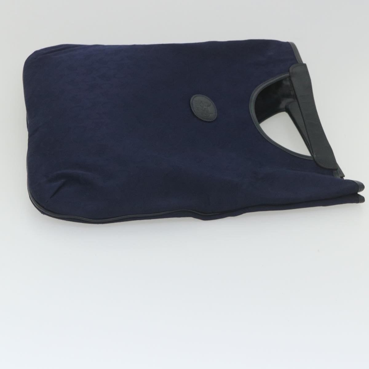 CELINE C Macadam Canvas Hand Bag Navy - 3