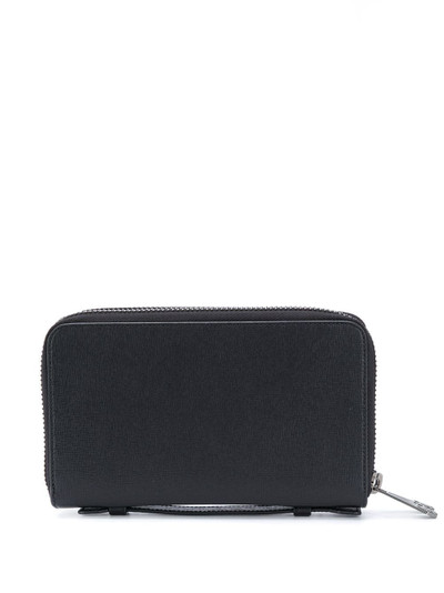 PHILIPP PLEIN double zip leather wallet outlook