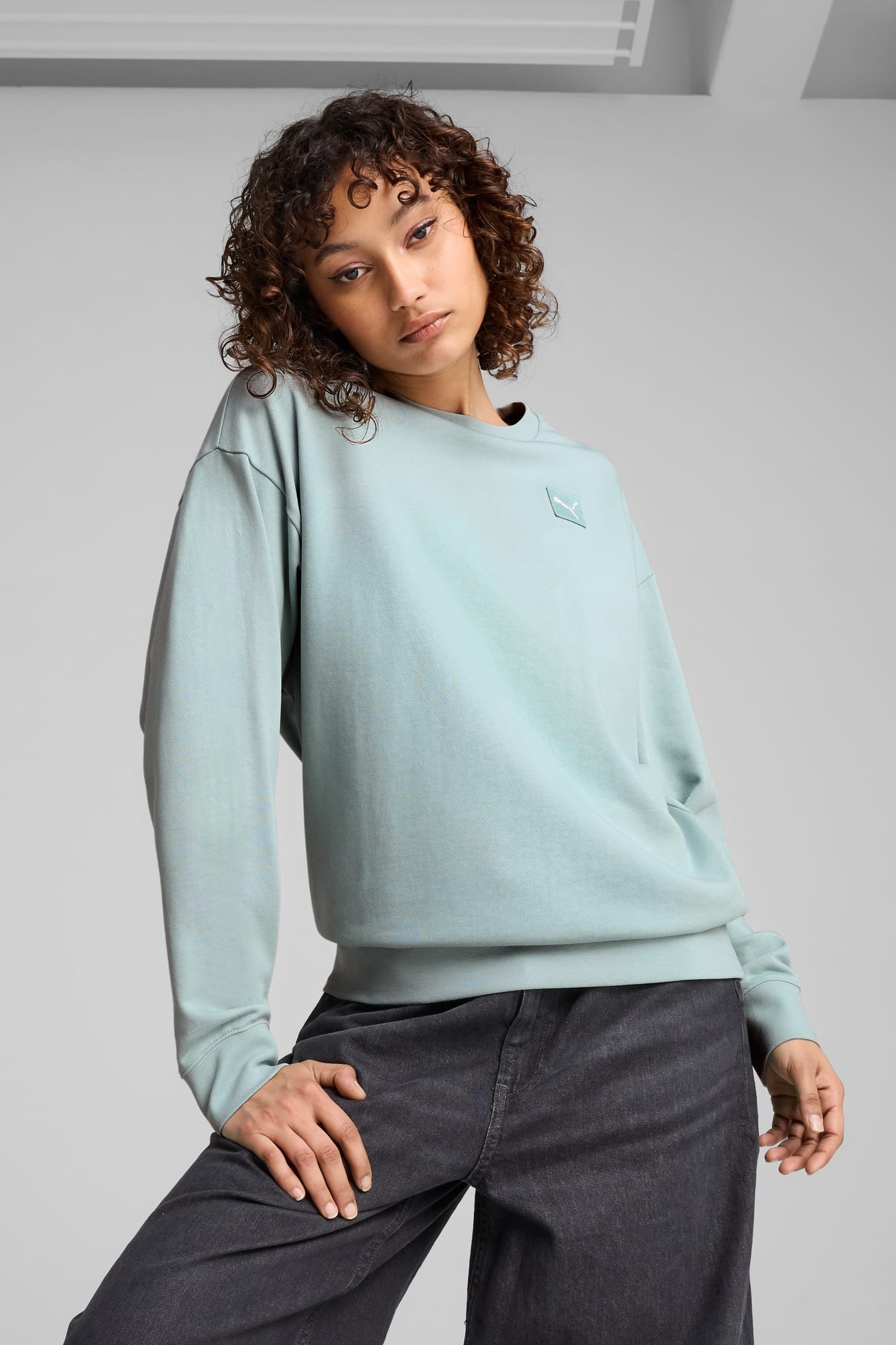Essentials Elevated Women's Comfort Crew Sweatshirt - 3