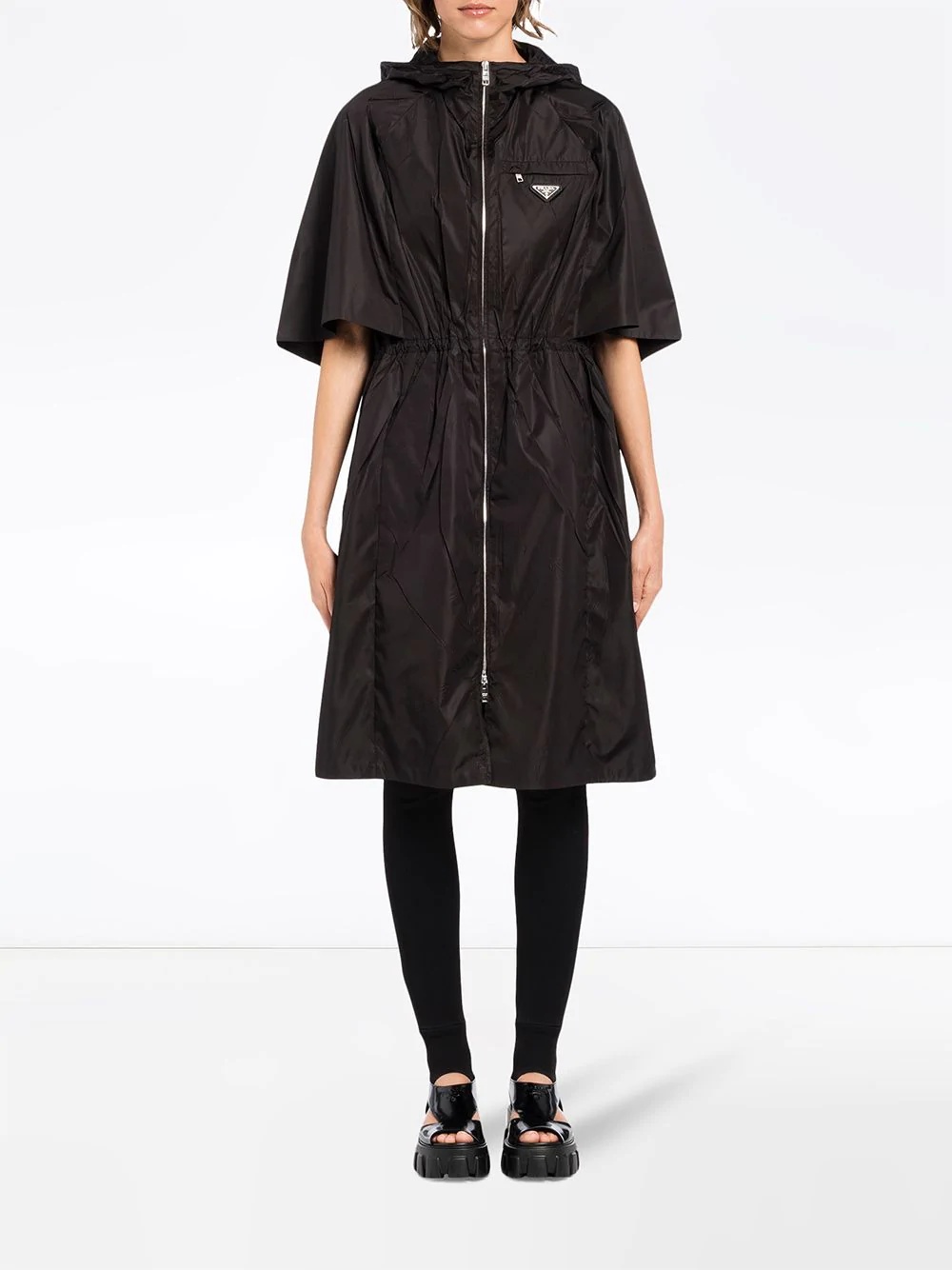 Re-Nylon short-sleeved raincoat - 2