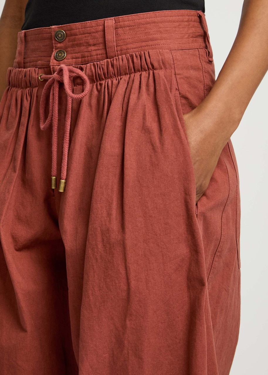 Isabel Marant Inaya Barrel-leg Cotton Trousers - 5