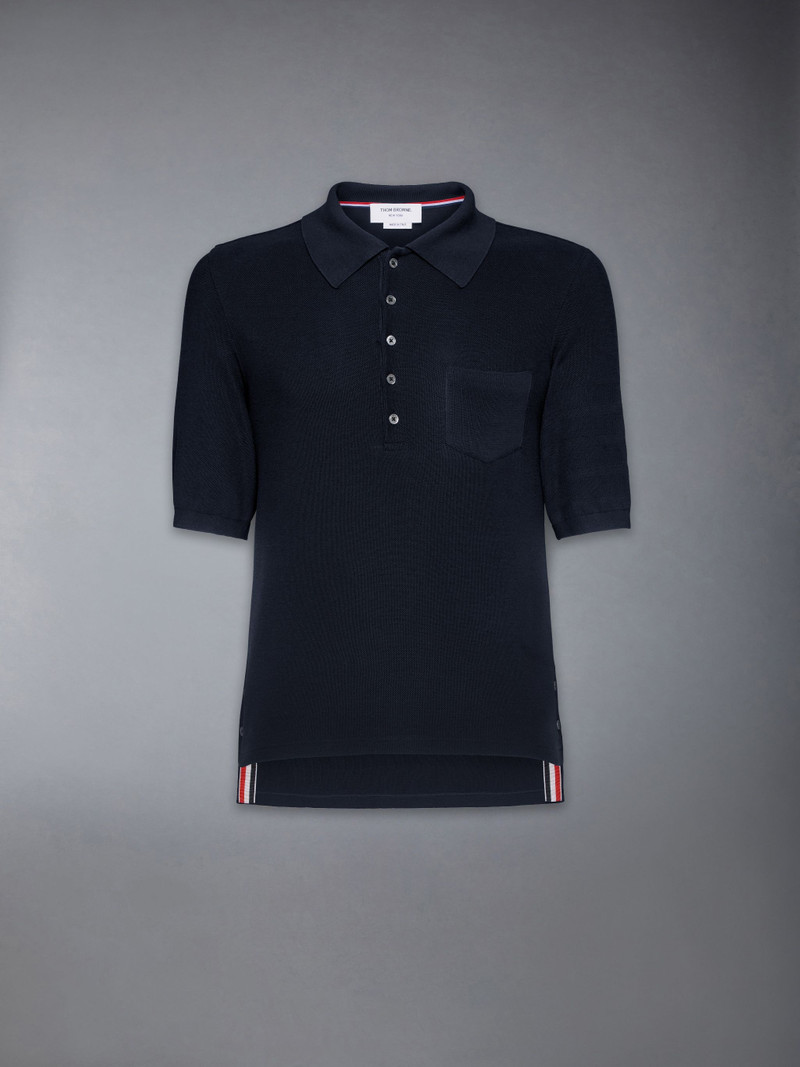 Silk Pique Pocket Polo 7