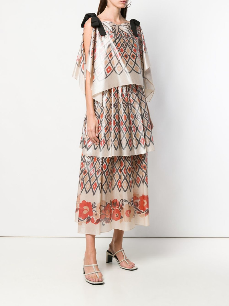 geometric skirt dress 3