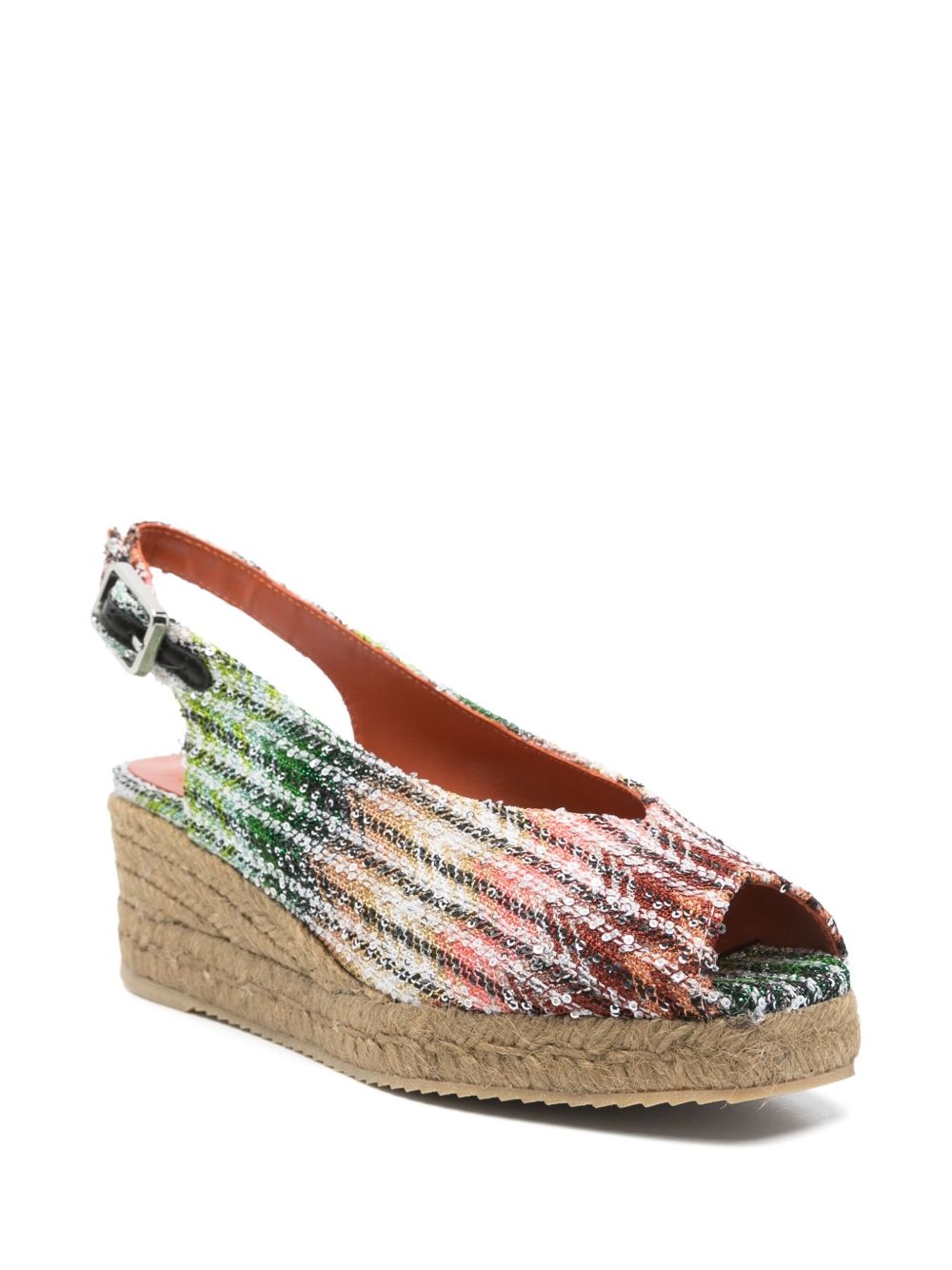 60mm zigzag espadrilles - 2