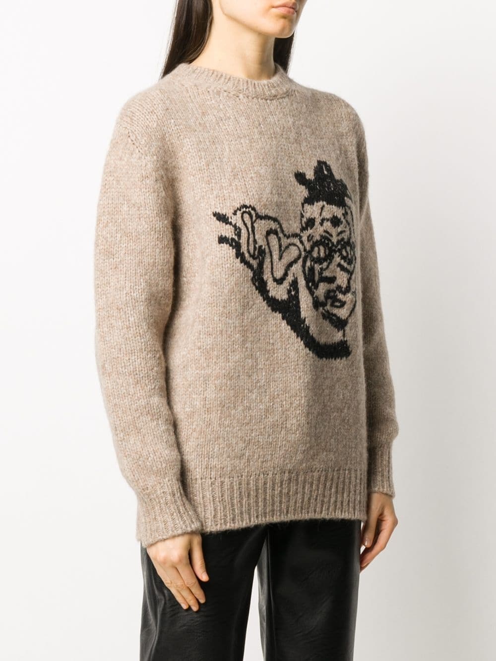 intarsia-knit jumper - 3