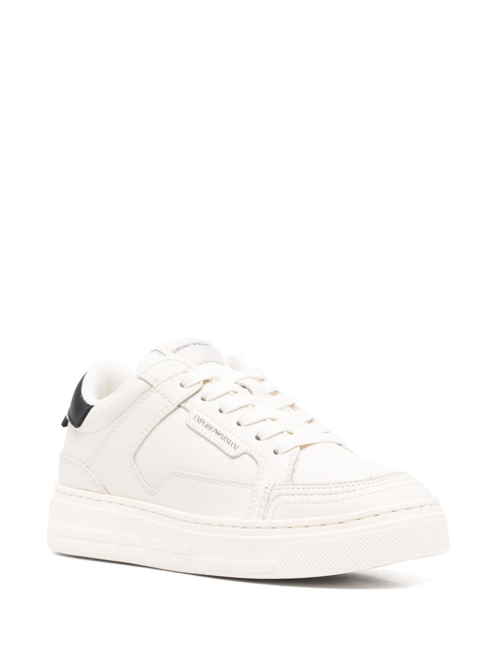 logo-patch sneakers - 2