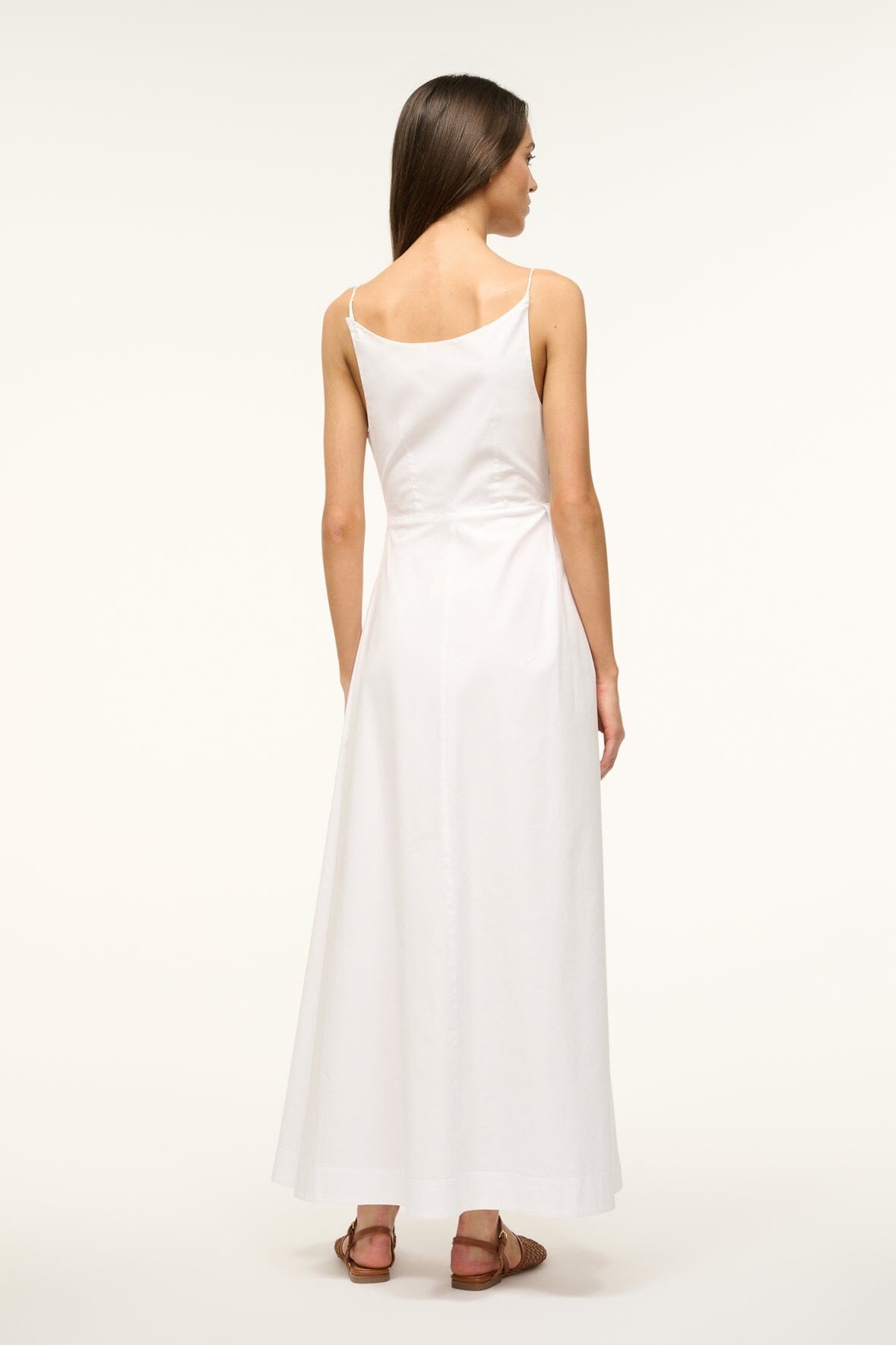 STAUD SARAH DRESS WHITE - 5