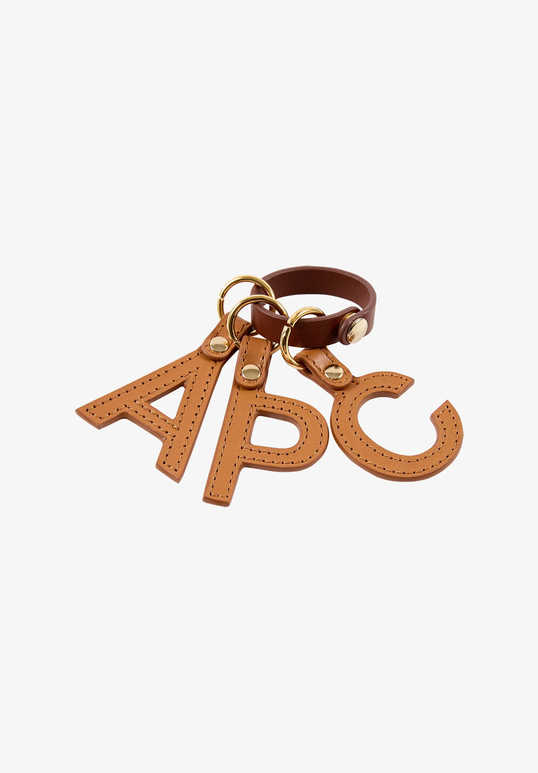 A.P.C. LETTERS KEY RING - 1
