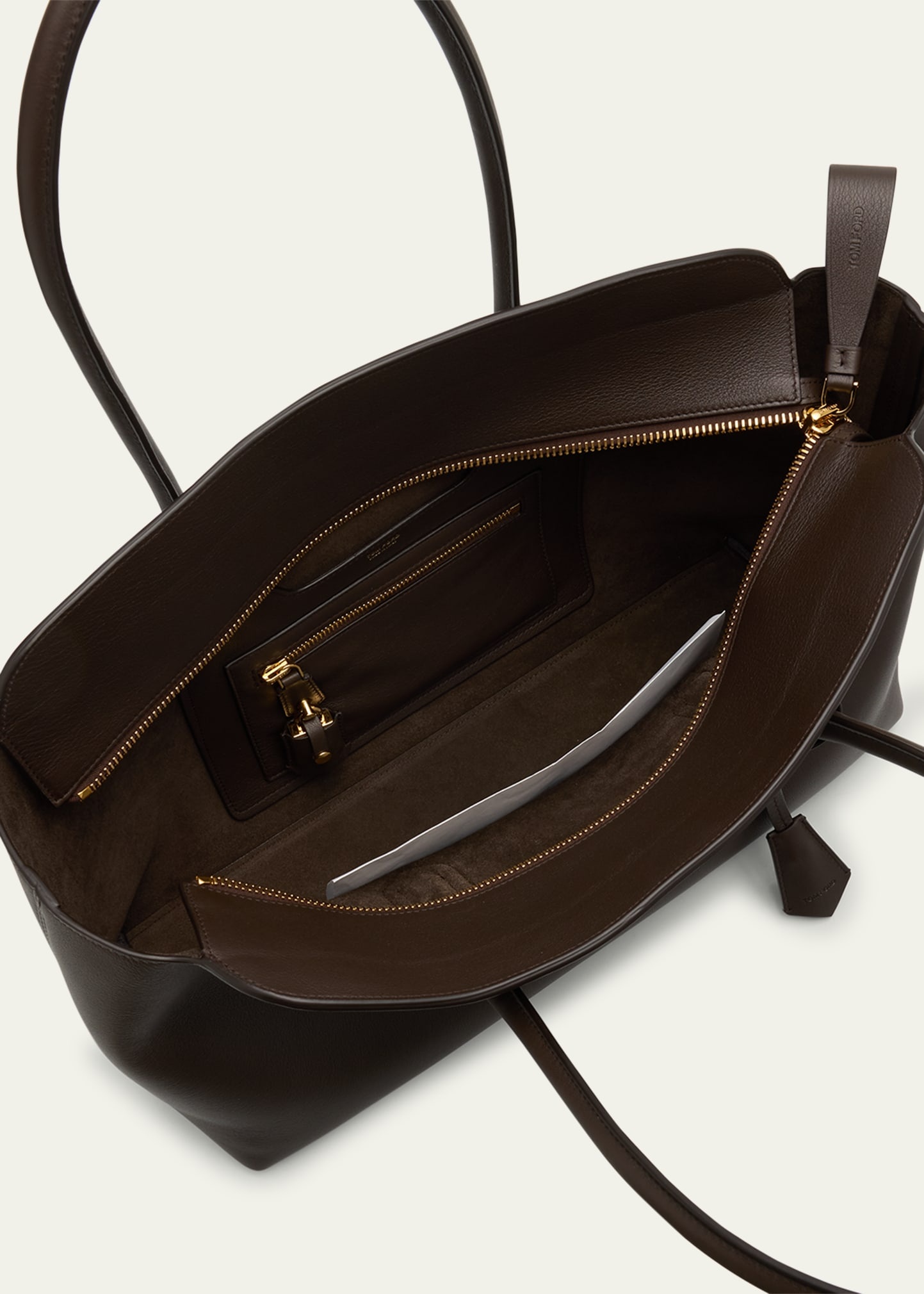 Alexander Large Shoulder Bag in Natural Grain Leather - 4