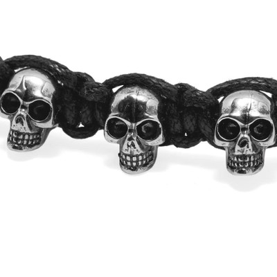 Alexander McQueen Alexander McQueen Skull Friendship Bracelet outlook