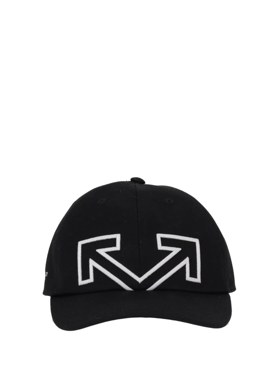 Off-White Heritage Baseball Cap Black - White - 1