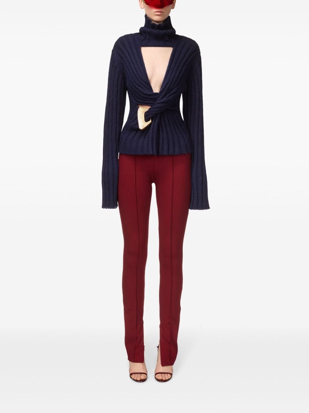 high-neck sweater - 3
