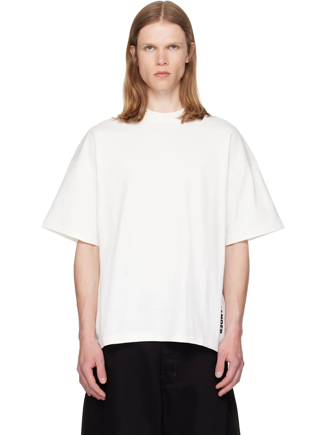 White Crew-Neck T-shirt - 1